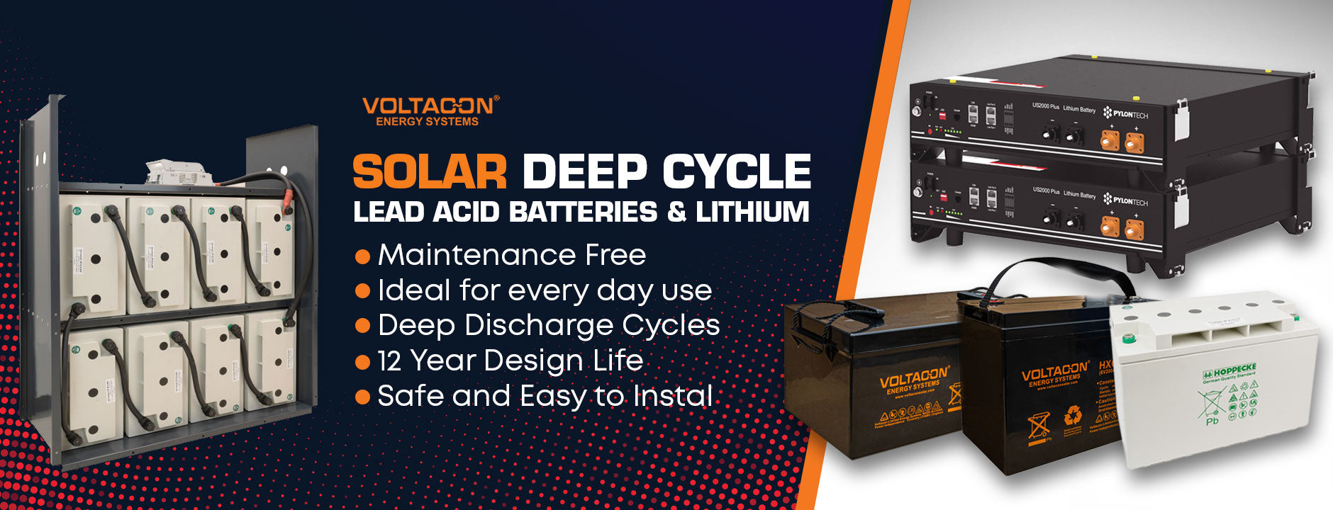 Solar Deep Cycle Batteries Web