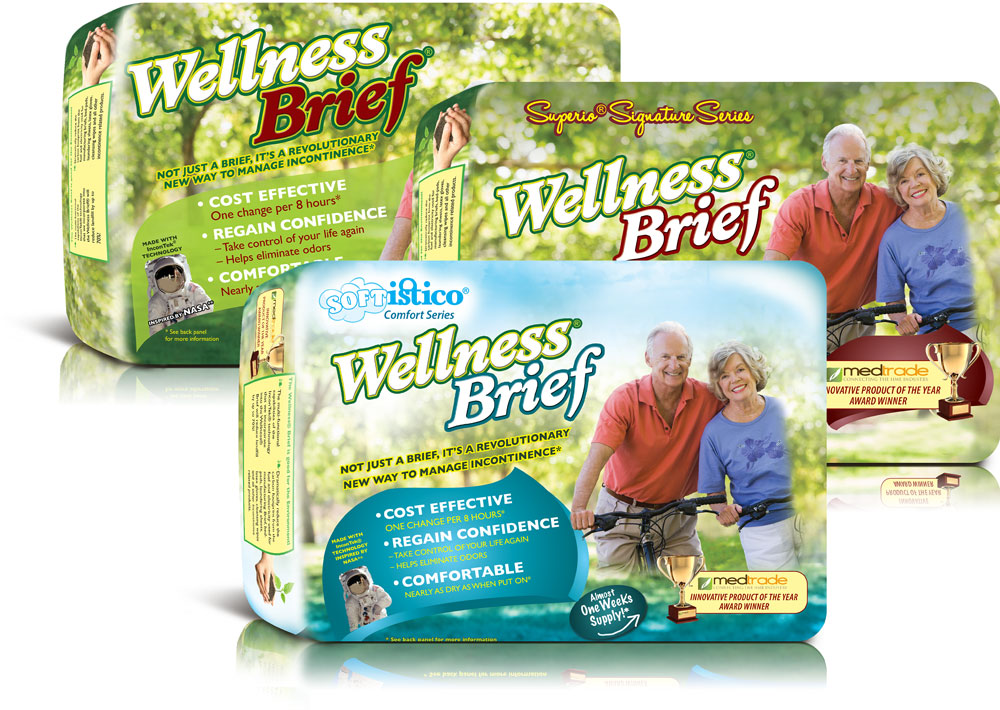 Wellness Briefs Adult Diapers
